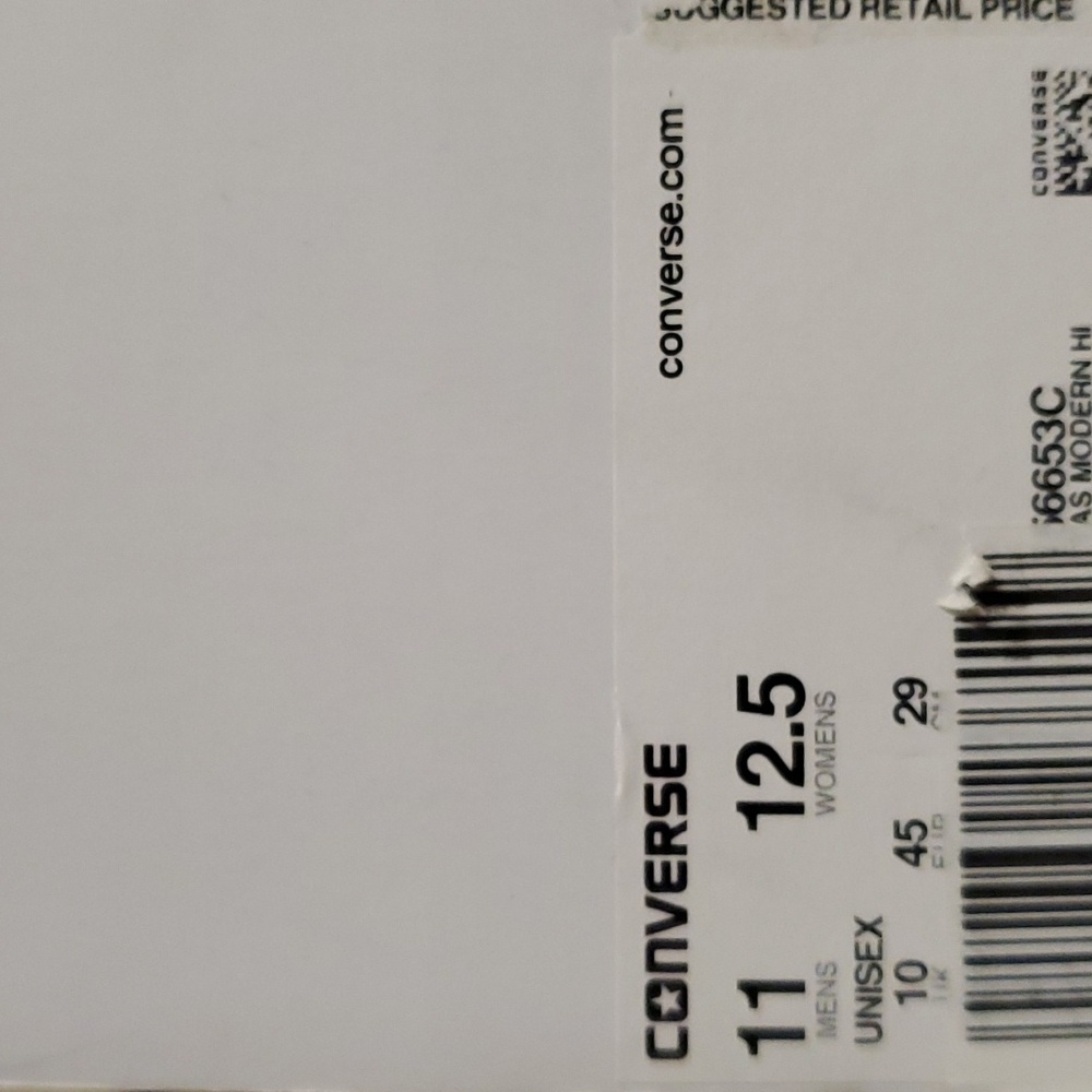 Converse Chuck Modern Breathable Black & White Mens sz 11 - Picture 8 of 8